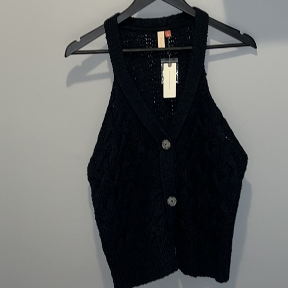NWTS ANTHROPOLOGIE CABLE KNIT VEST (L) - Picture 6 of 17